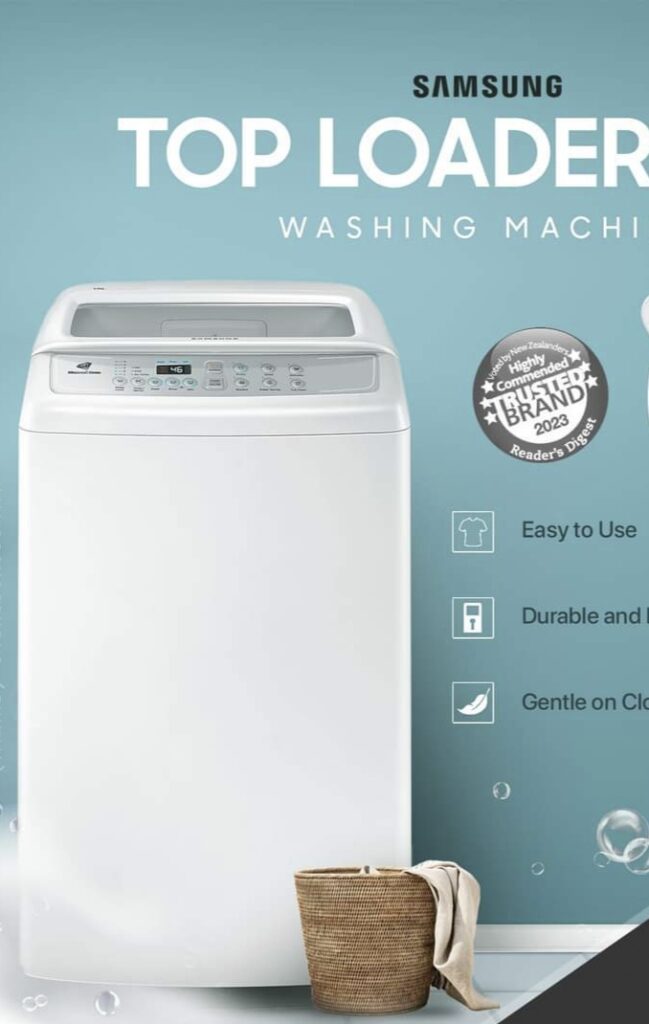 Samsung top load washer with active agitator
